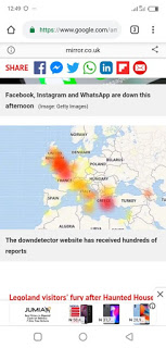 Facebook, Whatsapp And Instagram Are Down