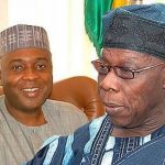 Saraki In Closed-door Meeting With Obasanjo