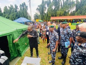 POLICING: IGP RECEIVES STATE-OF-THE-ART MOBILE BARRACKS DONATED BY UNDP, GS-FOUNDATION, PORTO