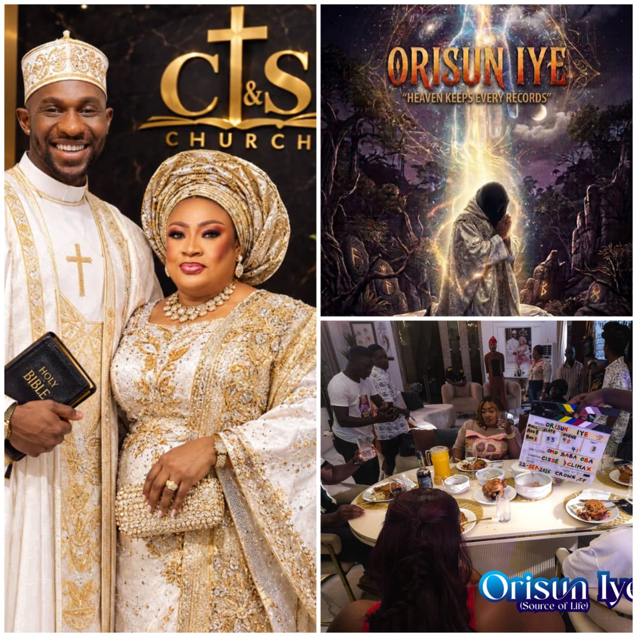 BREAKING!: VETERAN NOLLYWOOD ACTRESS FOLUKE DARAMOLA-SALAKO ON LOCATION FOR NEW BLOCKBUSTER, ORISUN IYE